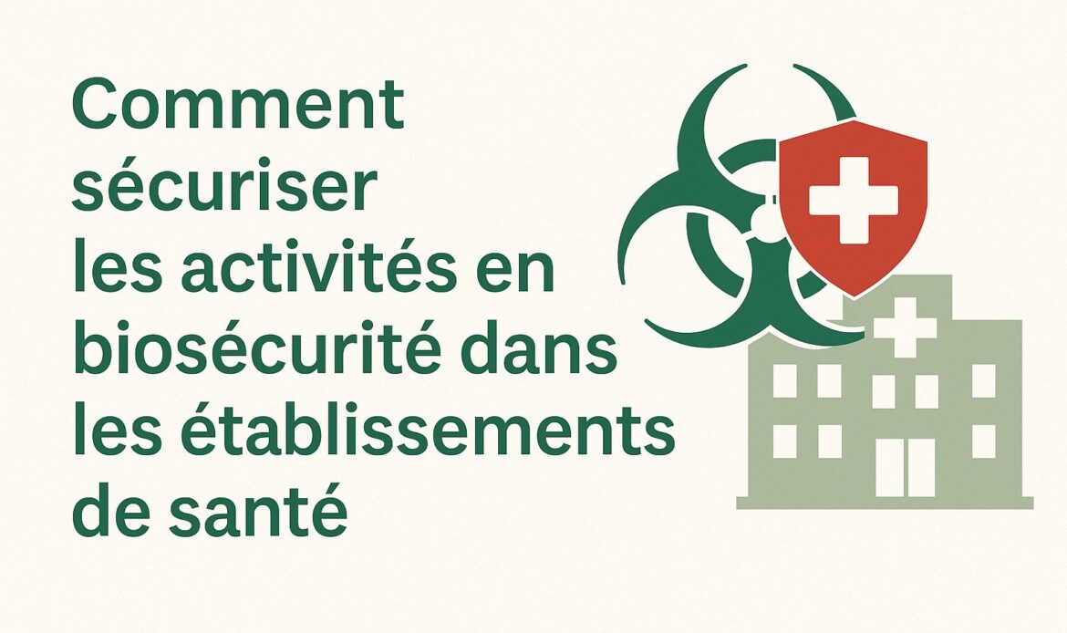 Comment sécuriser les activités en biosécurité dans les établissements de santé