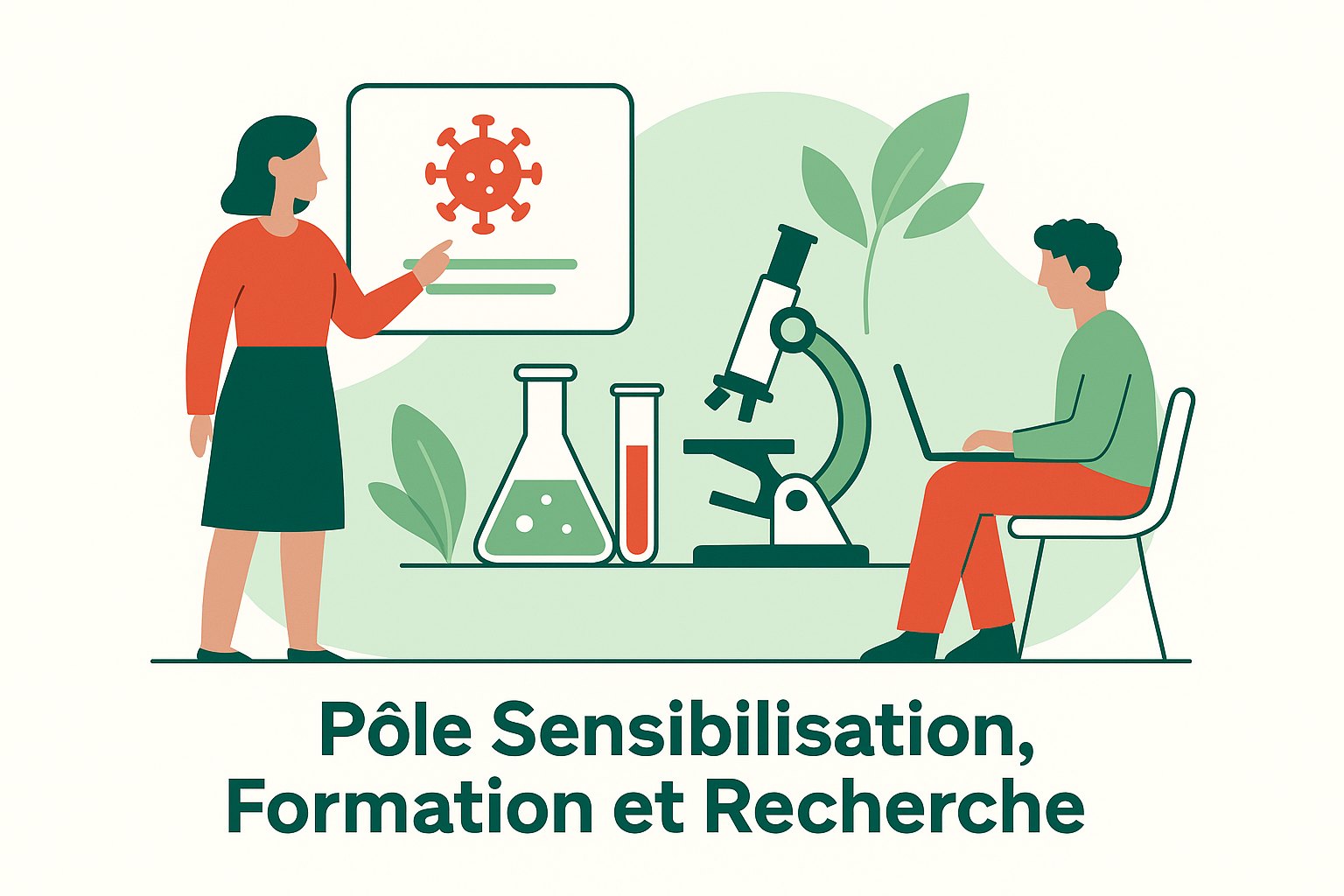 Pole Sensibilisation, Formation et Recherche